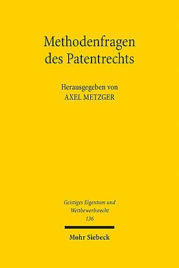 Leinen-Einband Methodenfragen des Patentrechts von 