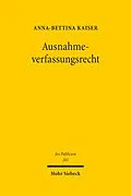 E-Book (pdf) Ausnahmeverfassungsrecht von Anna-Bettina Kaiser