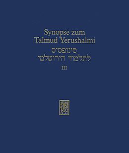 E-Book (pdf) Synopse zum Talmud Yerushalmi von 
