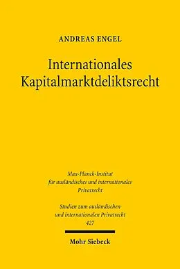 E-Book (pdf) Internationales Kapitalmarktdeliktsrecht von Andreas Engel