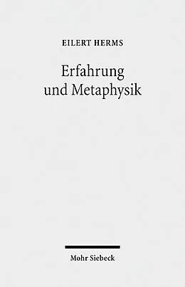 E-Book (pdf) Erfahrung und Metaphysik von Eilert Herms