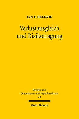 E-Book (pdf) Verlustausgleich und Risikotragung von Jan F. Hellwig