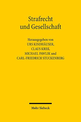 E-Book (pdf) Strafrecht und Gesellschaft von 