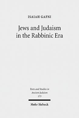 eBook (pdf) Jews and Judaism in the Rabbinic Era de Isaiah M. Gafni