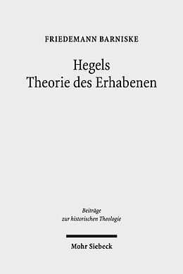 E-Book (pdf) Hegels Theorie des Erhabenen von Friedemann Barniske