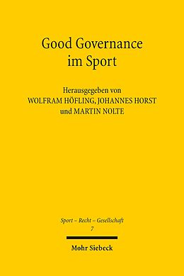 E-Book (pdf) Good Governance im Sport von 