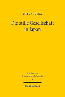 E-Book (pdf) Die stille Gesellschaft in Japan von Miyuki Ueda