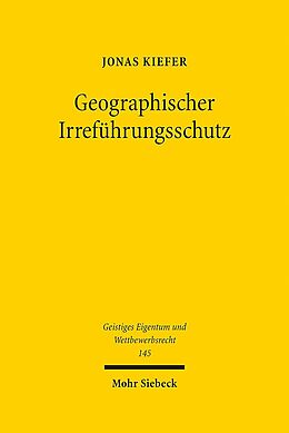 Leinen-Einband Geographischer Irreführungsschutz von Jonas Kiefer