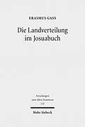 E-Book (pdf) Die Landverteilung im Josuabuch von Erasmus Gaß