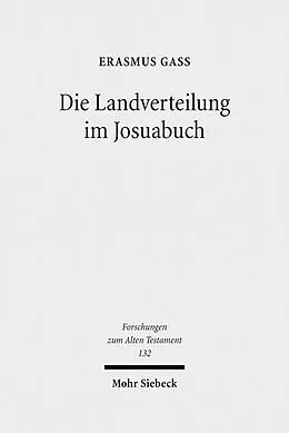 E-Book (pdf) Die Landverteilung im Josuabuch von Erasmus Gaß