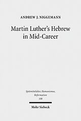 eBook (pdf) Martin Luther's Hebrew in Mid-Career de Andrew J. Niggemann