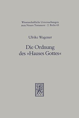 E-Book (pdf) Die Ordnung des &quot;Hauses Gottes&quot; von Ulrike Wagener