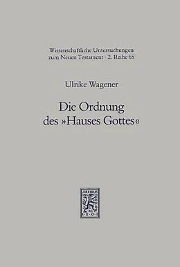 E-Book (pdf) Die Ordnung des "Hauses Gottes" von Ulrike Wagener