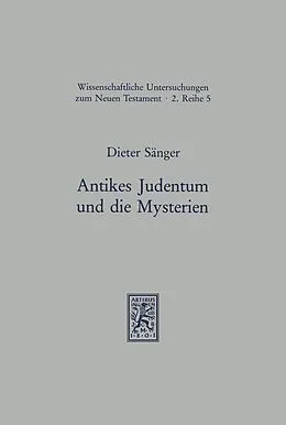 E-Book (pdf) Antikes Judentum und die Mysterien von Dieter Sänger