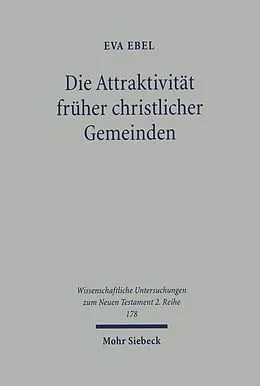 E-Book (pdf) Die Attraktivität früher christlicher Gemeinden von Eva Ebel