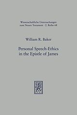 eBook (pdf) Personal Speech-Ethics in the Epistle of James de William R. Baker