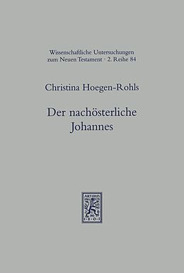 E-Book (pdf) Der nachösterliche Johannes von Christina Hoegen-Rohls