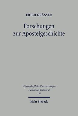 E-Book (pdf) Forschungen zur Apostelgeschichte von Erich Grässer