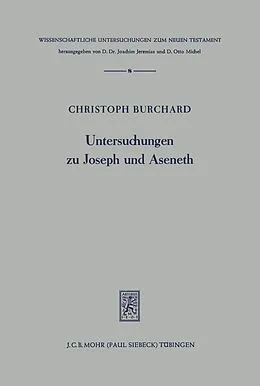 E-Book (pdf) Untersuchungen zu Joseph und Aseneth von Christoph Burchard