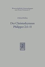E-Book (pdf) Der Christushymnus Philipper 2,6-11 von Otfried Hofius