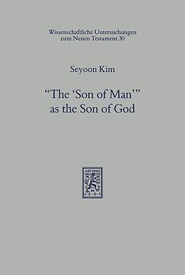 E-Book (pdf) 'The 'Son of Man'' as the Son of God von Seyoon Kim