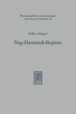 E-Book (pdf) Nag-Hammadi-Register von Folker Siegert