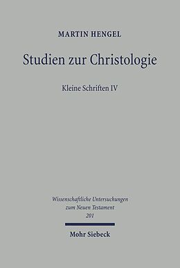 E-Book (pdf) Studien zur Christologie von Martin Hengel
