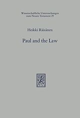 eBook (pdf) Paul and the Law de Heikki Räisänen