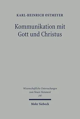 E-Book (pdf) Kommunikation mit Gott und Christus von Karl-Heinrich Ostmeyer