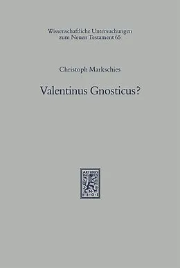 E-Book (pdf) Valentinus Gnosticus? von Christoph Markschies