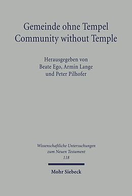 E-Book (pdf) Gemeinde ohne Tempel /Community without Temple von 