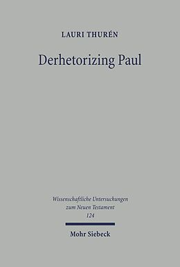 E-Book (pdf) Derhetorizing Paul von Lauri Thurén