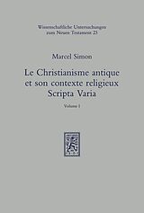 eBook (pdf) Le christianisme antique et son contexte religieux de Marcel Simon