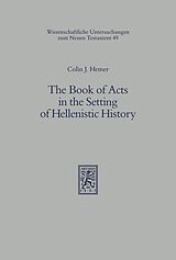 eBook (pdf) The Book of Acts in the Setting of Hellenistic History de Colin J Hemer