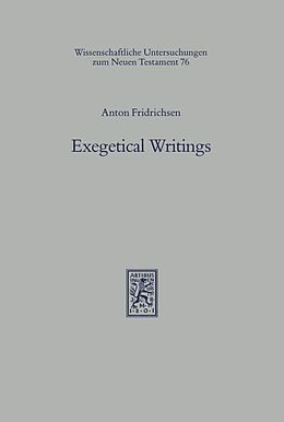 E-Book (pdf) Exegetical Writings von Anton Fridrichsen