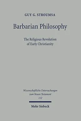 E-Book (pdf) Barbarian Philosophy von Guy G. Stroumsa