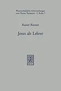 E-Book (pdf) Jesus als Lehrer von Rainer Riesner