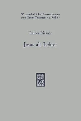 E-Book (pdf) Jesus als Lehrer von Rainer Riesner