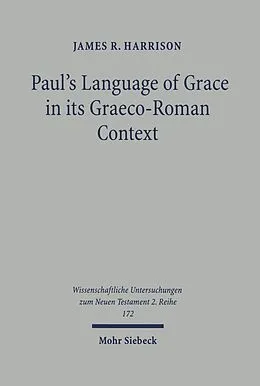 E-Book (pdf) Paul's Language of Grace in its Graeco-Roman Context von Jim Harrison