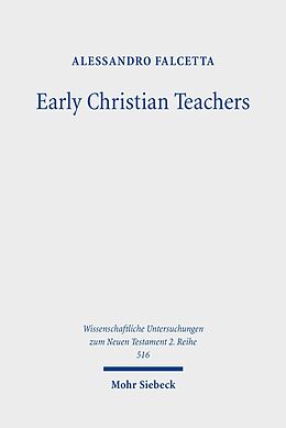E-Book (pdf) Early Christian Teachers von Alessandro Falcetta