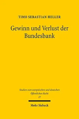 E-Book (pdf) Gewinn und Verlust der Bundesbank von Timo Sebastian Heller