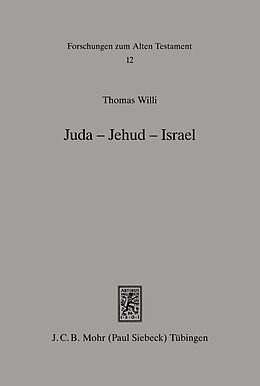 E-Book (pdf) Juda - Jehud - Israel von Thomas Willi