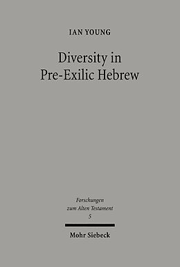 eBook (pdf) Diversity in Pre-Exilic Hebrew de Ian Young