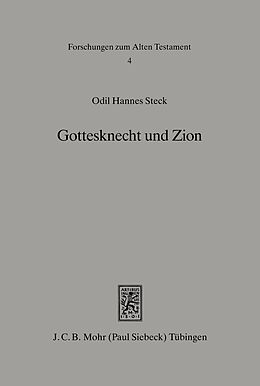 E-Book (pdf) Gottesknecht und Zion von Odil H. Steck