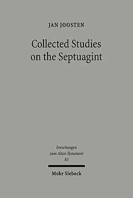 eBook (pdf) Collected Studies on the Septuagint de Jan Joosten