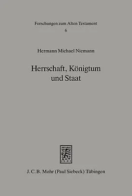E-Book (pdf) Herrschaft, Königtum und Staat von Hermann Michael Niemann