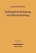 E-Book (pdf) Haftungsbeschränkung und Mindesthaftung von Alexander Bruns