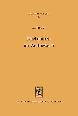 E-Book (pdf) Nachahmen im Wettbewerb von Axel Beater