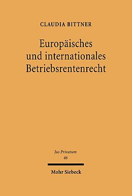 E-Book (pdf) Europäisches und internationales Betriebsrentenrecht von Claudia Bittner