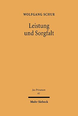 E-Book (pdf) Leistung und Sorgfalt von Wolfgang Schur
